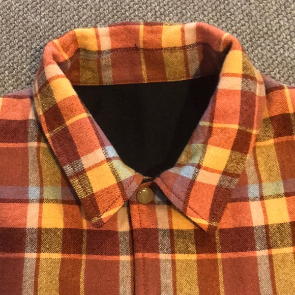 PILGRIM Reversible WOOL jacket BKLYN Navy & Plaid - Picture 6 of 12